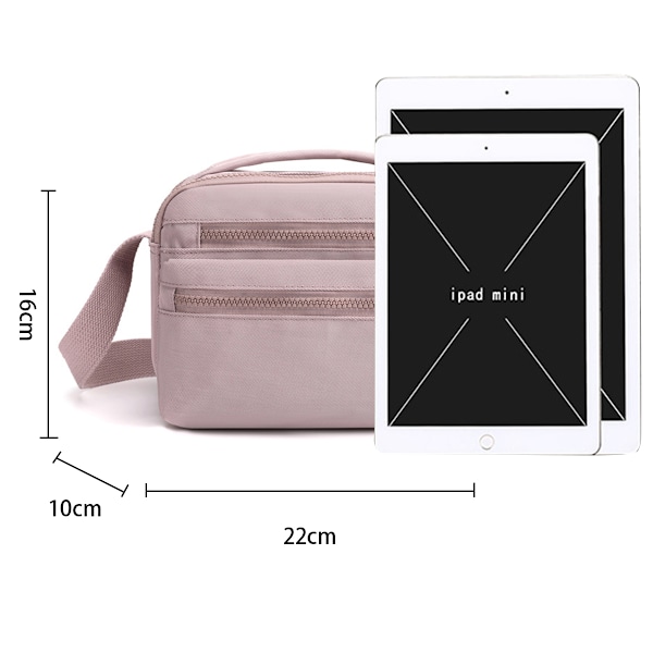 Multifunktionell Crossbodyväska Bältesväska för Kvinnor Fanny Pack Cross Body Väska Trendig Midjeväska med Justerbar Rem för Vandring Promenader Cykling Resor