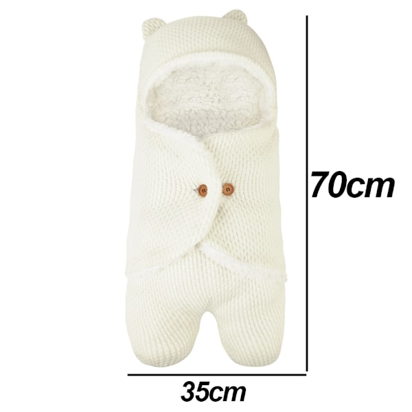 Babyfilt för Pojkar och Flickor, Söt Nyfödd Swaddle Wrap