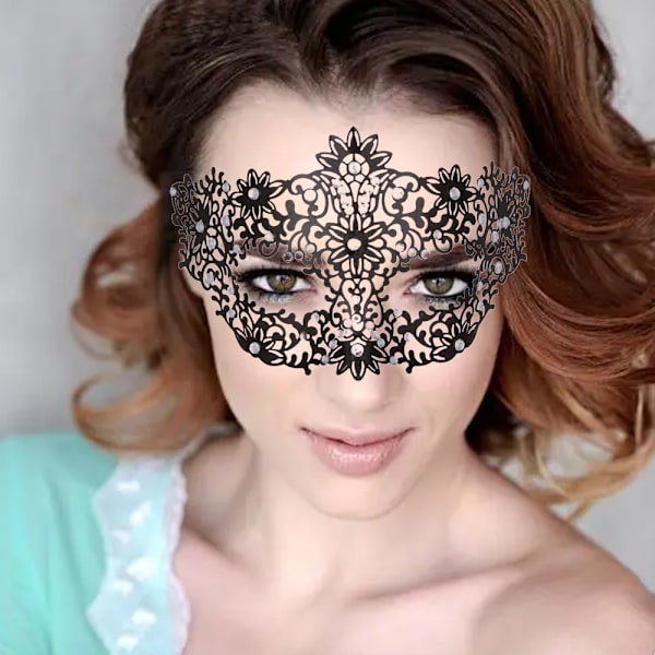 Maskeradmask för kvinnor, festkväll Maskeradbal Masker Kostymtillbehör, Retro Masker