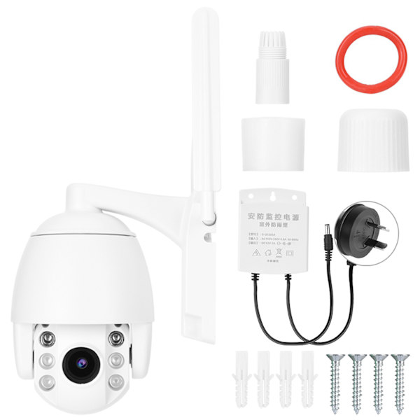 3G/4G 1080P Säkerhetsövervakningskamerasystem CCTV för Hikvsion America Frekvens (AU-kontakt)