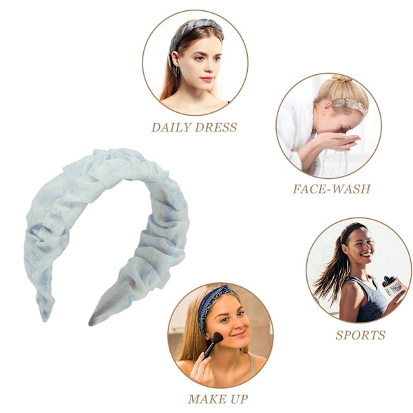 Fashion Headband - Hårtillbehör Band, Hårband Solid Hårband för Kvinnor och Flickor