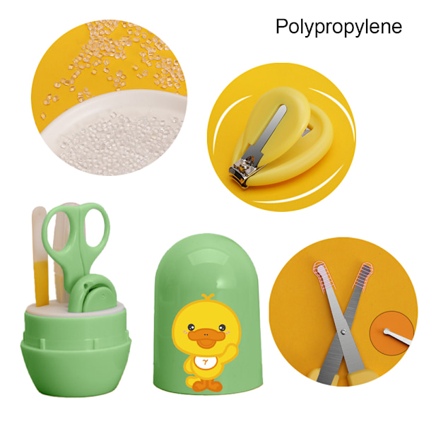Baby Nagelsats, Manikyr- och Pedikyrset med Söt Form