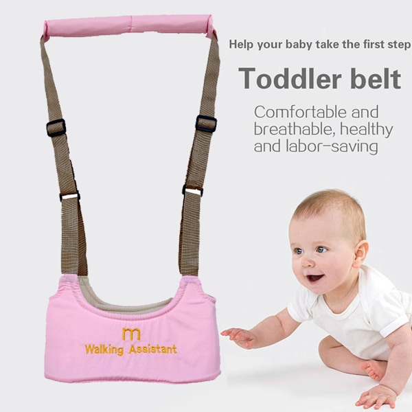 Justerbar barnesele for småbarn som lærer å gå, babysele for småbarn, hjelp til å gå, barnesele for småbarn