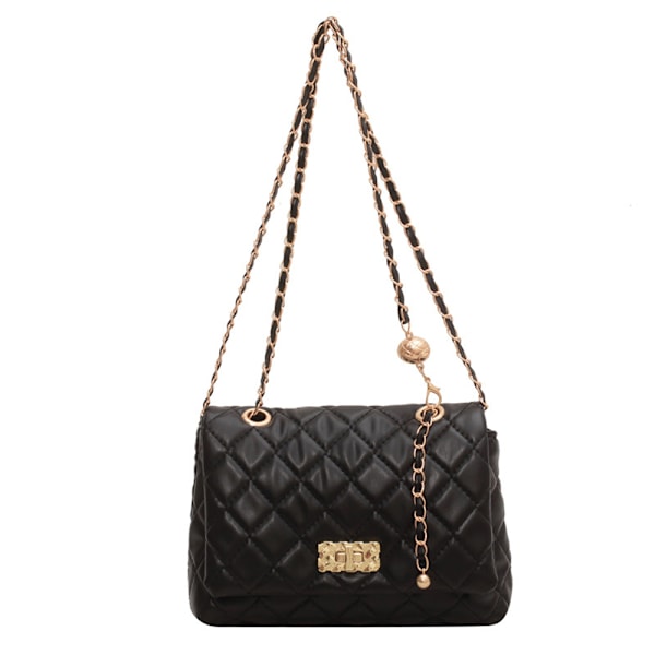 Damväska Mode Koppling Handväska Quiltat Designer Crossbody Väska med Kedjesträck
