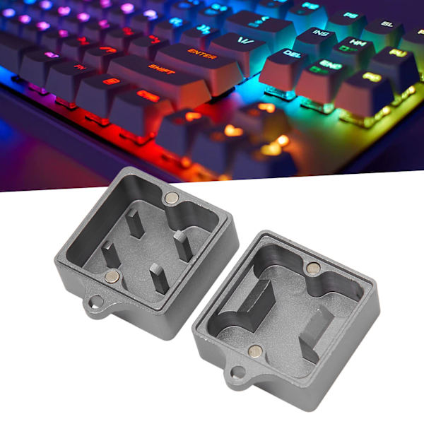Tangentbordsbrytareöppnare för Cherry MX för Kailh för Outemu för Gateron Mekaniskt Tangentbord Metallmagnet Matt Brytareöppnare Grå