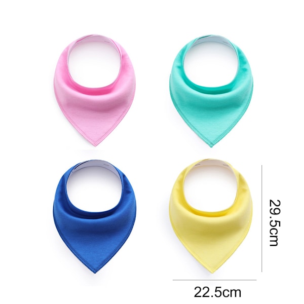 Salivduk Bebisbibb Fleece Bomulls Triangelduk