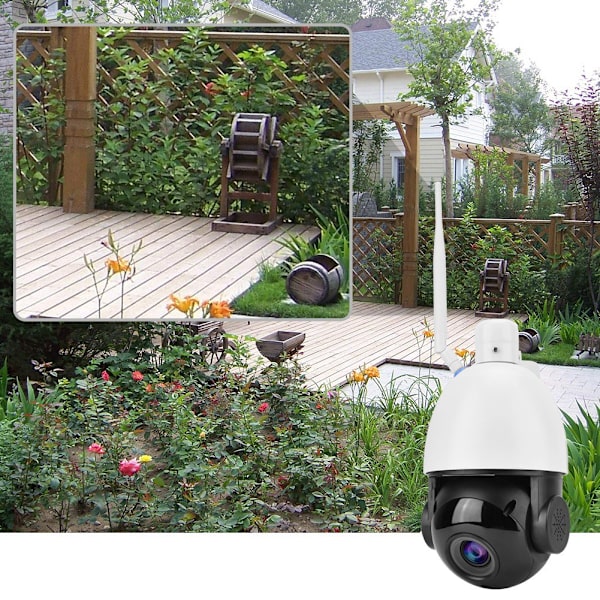 100-240V 4,5 tum 1080P 30x Zoom Utomhus Vattentät Kamera WiFi Trådlös PTZ Kamera (EU-kontakt)