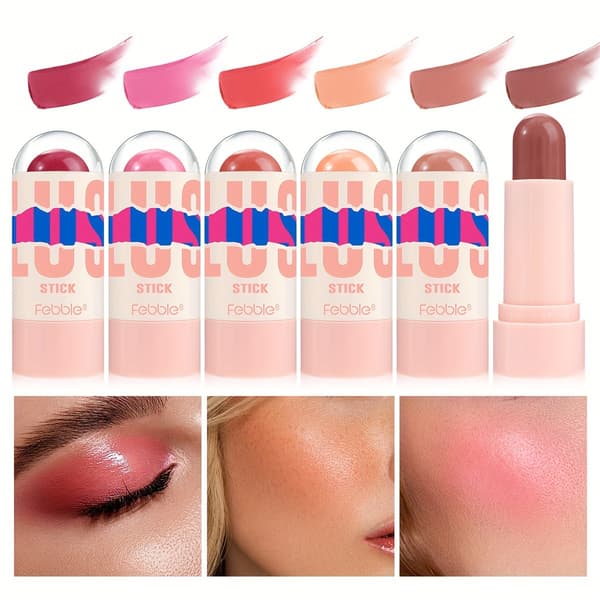Easy-to-apply, natural, long-lasting, waterproof liquid blush FBC013