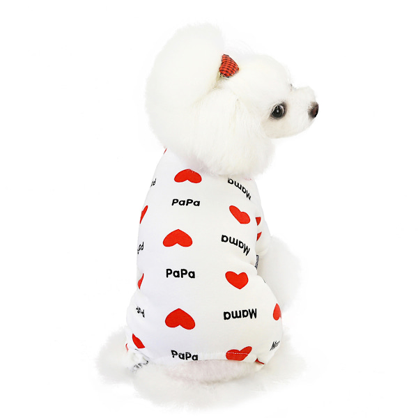 Hundpyjamas för små hundar, Chihuahua pyjamas, valpkläder, extra små valppyjamas, mjuka husdjursoveraller, hundtröjor Chihuahua Yorkie Teacup kattkläder