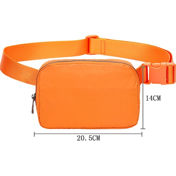 Bältesväska för Kvinnor Män, Trendig Crossbody Fanny Pack Vattentät Mini Midjeväska Bum Bag med Justerbar Rem för Löpning, Vandring, Promenader och Resor