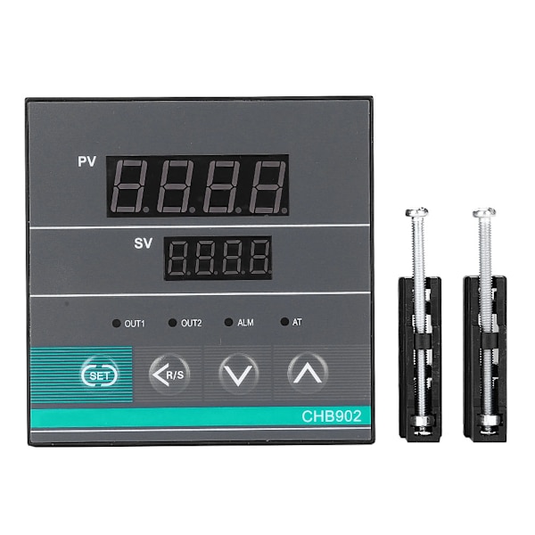 BERM CHB902 Termostat Intelligent Digital Display Temperaturregulator Relé/SSR Utgang AC180-240V 0-400℃