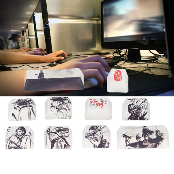 Keycap Sublimeringsprocess Fint Hantverk Klar Mönster DIY Produktion Tangentbord Tangentbord