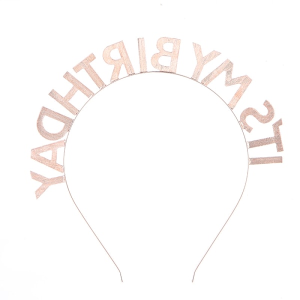 Syntymäpäiväpanta, Syntymäpäiväkruunu, Syntymäpäiväkuningattaren Vyö & Värikäs Metalli Tiara Setti, Syntymäpäivätiara