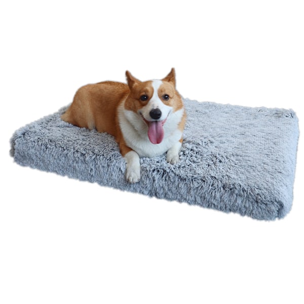Hundekøje til Store Hunde, Blød Plys Hundekøje, til Store, Mellemstore og Små Hunde og Katte, Fluffy Kennel Pude.
