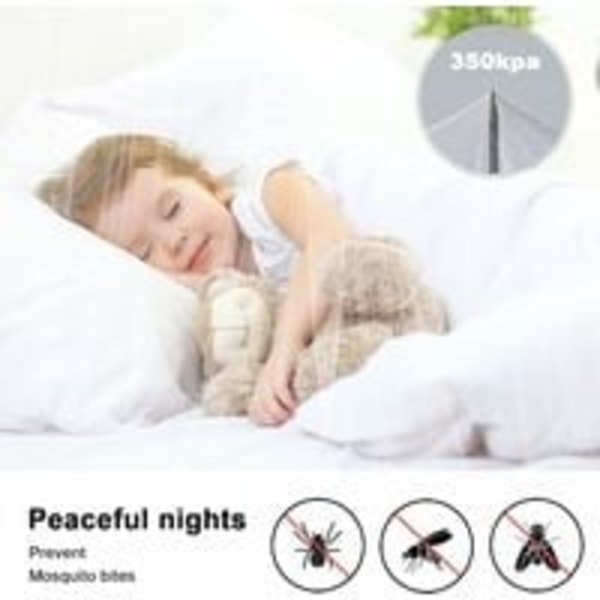 Sängmyggnät, Sänghimmel, Myggnät för enkelsängar/dubbelsängar, Sänghölje Myggnät Vuxen/Flicka/ Baby/Barn, Universal Storsäng Sänghimmel Mygga