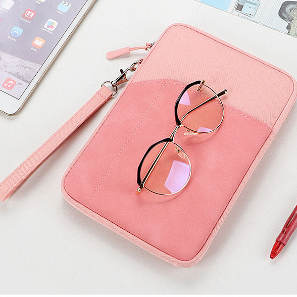 Tablet Sleeve Etui til 7,9-8 tommer iPad / tablet PC, Beskyttelsespose, Smart Keyboard, Indvendige mål 21,5 * 14,5 * 2 cm