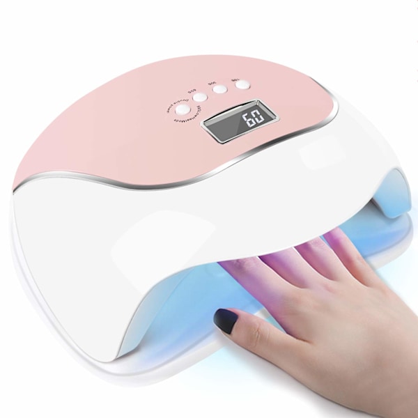 120W UV LED-nagellampa, snabbare nageltorkare LED-nagelljus för alla gellack med 4 timers, professionella nail art , finger- och tånagel