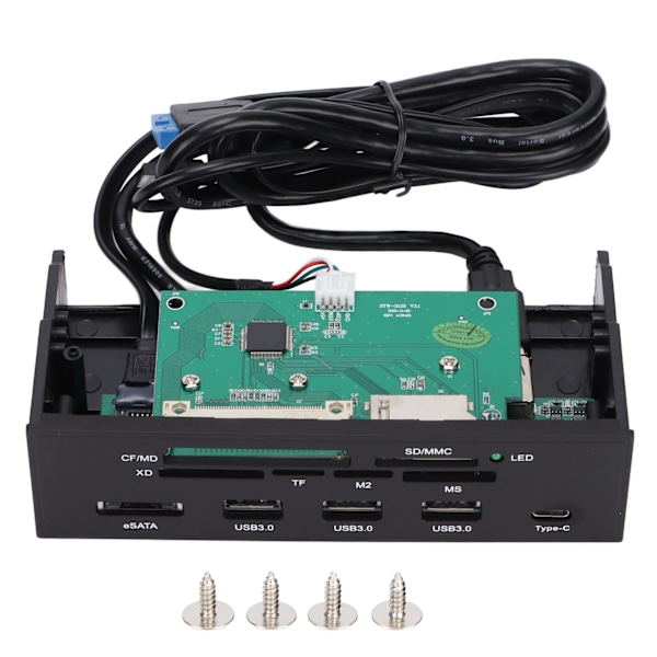 USB3.0 Kortläsare Plug and Play Indikatorlampa Maximalt 3GB/S USB3.0 Utbyggnadsdocka