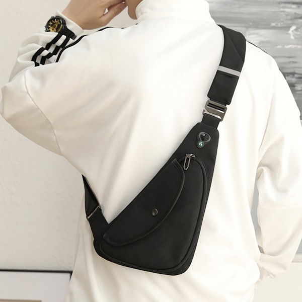 Crossbody-ryggsäck, reseväska, midjeväska för män, bärväska
