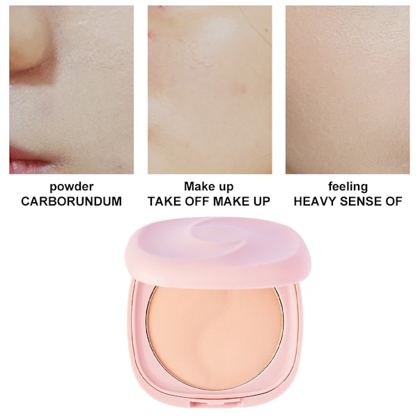 Makeup Palette Puder, Lätt & Transparent Täckning Vattentät Talkfri Ansikte