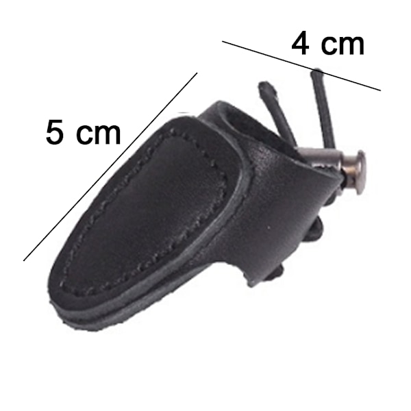 Blød Læder Tommelfinger Ring Bueskydning Fingerbeskytter Recurve Bue Fingerbeskytter Traditionel Buebeskytter Skydehandsker