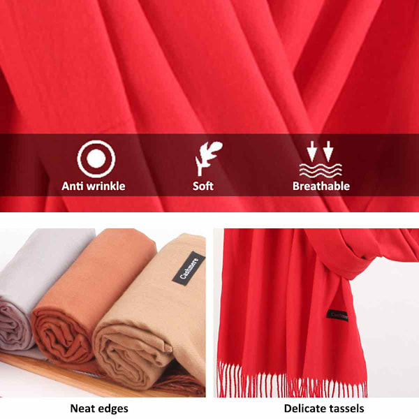 Dames tørklæde shawl og wrap aftenkjole varm lang tørklæde om vinteren