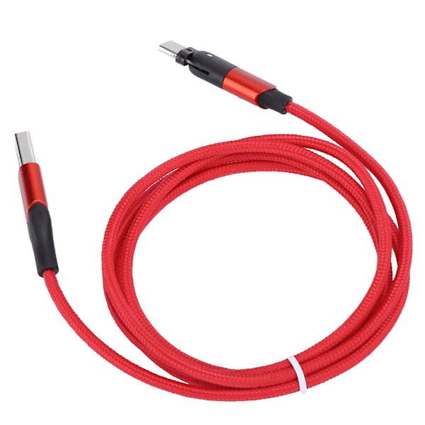 Micro USB -kaapeli 180 astetta kääntyvä Type-c -latauskaapeli Samsungille/Xiaomille/Huaweille 1,2 m