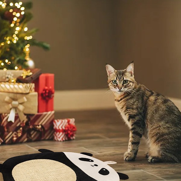 1 st tecknad kattklösbräda Katt/Lejon/kyckling/Panda sisal kattklösbräda