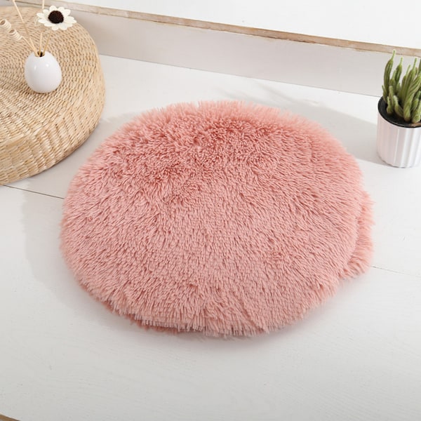 Pomeranianin pieni koiranpentu matto pyöreä Plus-lemmikki matto kissa Teddy