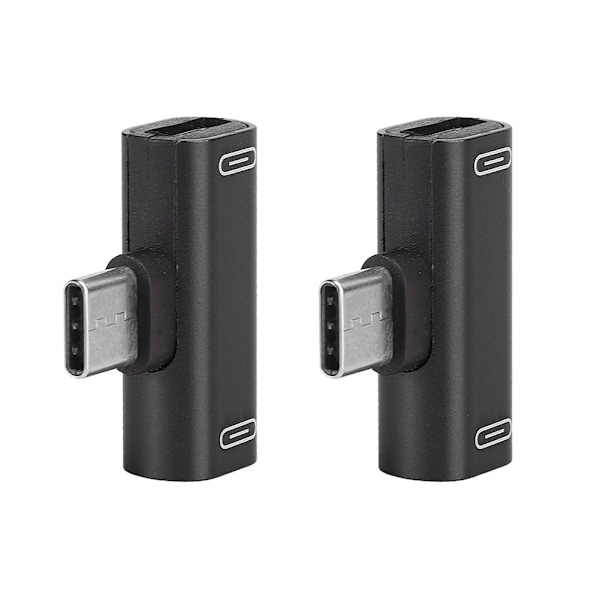 2 x  Type-C Audio Charger Adapter