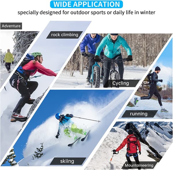 Thick Warm Velvet Motorcycle Gloves, Waterproof, Non-slip, Windproof with Touchscreen and Cotton for Skiing[TT] Shape1