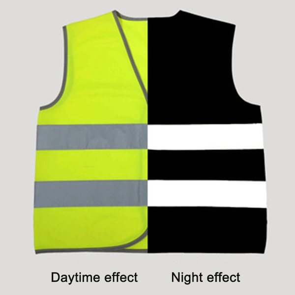 2 stk Sikkerhedsveste Bulkpak - Reflekterende Høj Synlighed, Børn, Mesh
