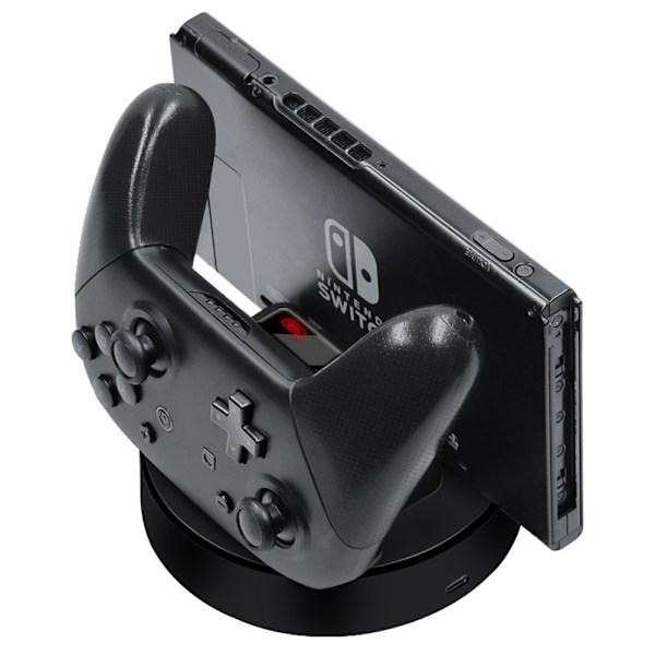 Laddstation Docka för 4 Nintendo Switch Host-laddare Kontroller Två externa USB-strömutgångsgränssnitt