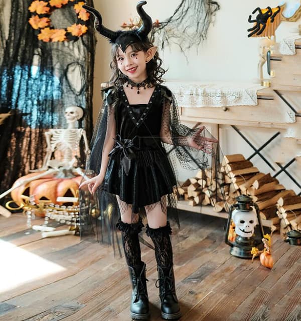 Lasten Halloween-asut - Vampyyriasut S