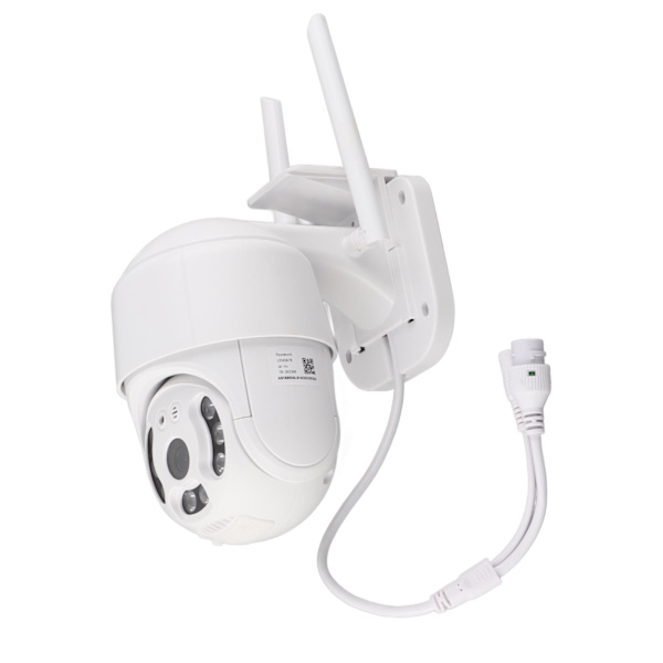 WiFi Hemkamera 360° Vidvinkel HD Klar Bild Trådlös Intelligent Detektering Alarm Notifier Vattentät Kamera