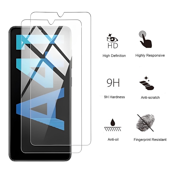 2-Pak Samsung Galaxy A41 - Skærmbeskytter i Hærdet Glas