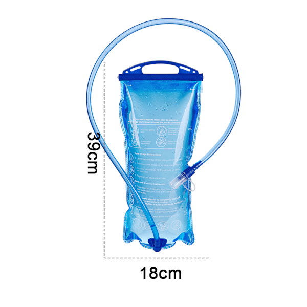 Vattenblåsa, Vattenreservoar med Plug-n-Play. För Ryggsäck och Hydration Pack