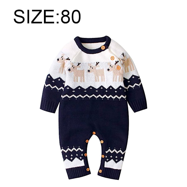 Babyjultröja, Toddler Rensa Kläder, Långärmad