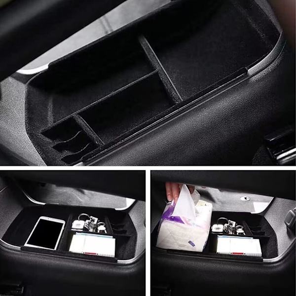 Bil Centerkonsol Organizer Automotive Center Console Bund Opbevaringsskuffe Udskiftning til XT6 2020‑2023