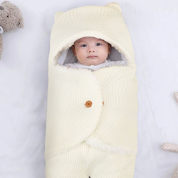 Baby Swaddle Tæppe Drenge Piger, Sød Nyfødt Swaddle Wrap