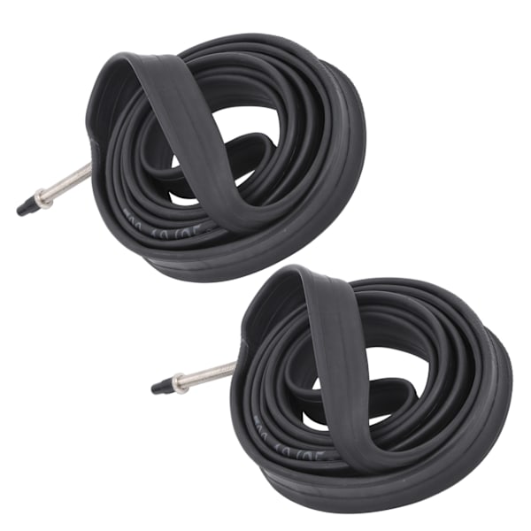 2 stk. Inderør Udskiftning Dæk Butyl Gummi Cykel Foldbar Cykel Dæk 700 x 23/25C Ventil fran?aise de 60 mm