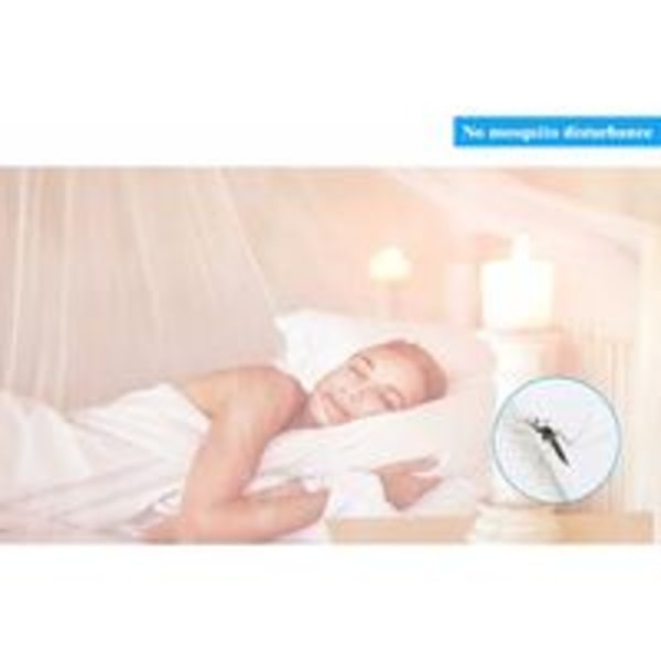 Sängmyggnät, Sänghimmel, Myggnät för enkelsängar/dubbelsängar, Sänghölje Myggnät Vuxen/Flicka/ Baby/Barn, Universal Storsäng Sänghimmel Mygga