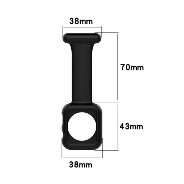 Apple Watch, Skal, Sjuksköterskeklocka, Svart Svart