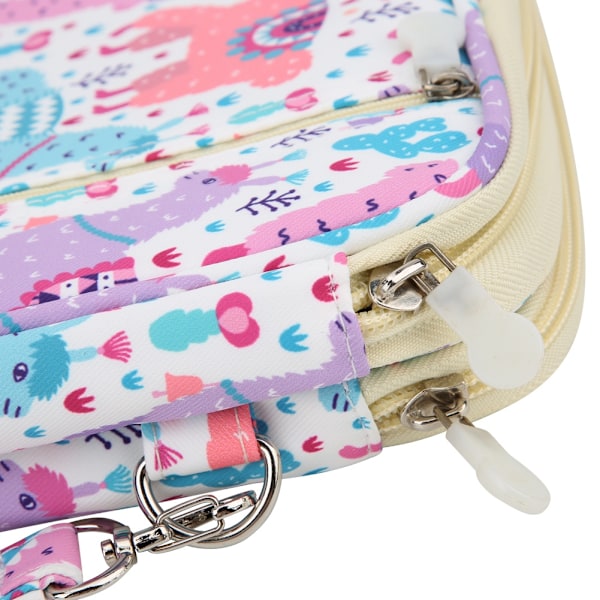 Färgpenneförvaringsväska Skissmålning Pennfodral Organizer Konstmaterial Färgglad Alpaca 192 Färger