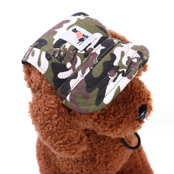 4 st Pet Baseball Caps med Öronhål Katt Hatt, Adjuable Hund Utomhus Sport Solskydd Hundkeps