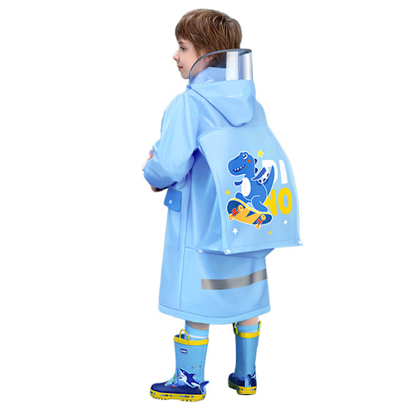 Regnrock för barn Flickor Pojkar Regn Poncho Regnjacka Regnjacka Andas Vattentät Ocmne Piece Lättvikts Jumpsuit för utomhusbruk Regn Softshelljacka