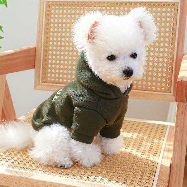 Hundejakke til små hunde Vinter Hund Hoodie Trøjer Varme Hundeklæder til små hunde Chihuahua Frakke Tøj Hvalp Kat Kostume
