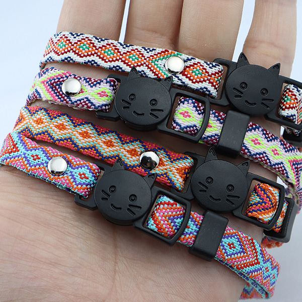 Blåbär husdjursdesign geometrisk designer hundhalsband