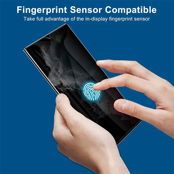 2 st Sekretess nano skärmsydd Samsung S22 Installation är också mycket hållbar.