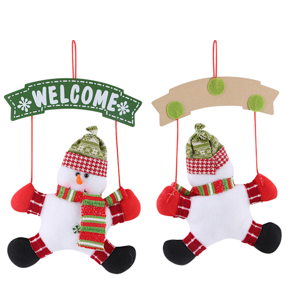 Lovely Doll Festival Door Hanging Ornaments Christmas Home Decoration Gift Snowman